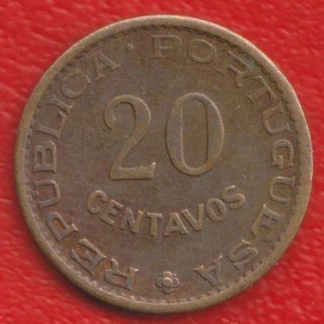 Сан-Томе и Принсипи Португальское 20 сентаво 1962 г.