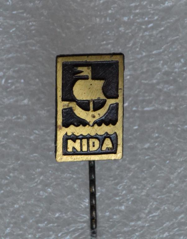 Знак  Нида Nida Курортный поселок на Куршской косе Литва Тяжеленький