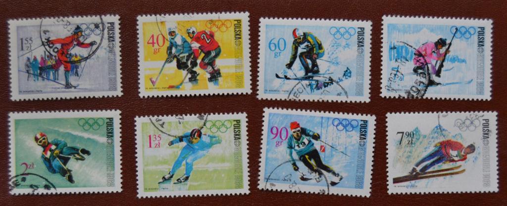 Польша 1968 год Спорт Зимние Олимпийские игры в Гренобле Гаш