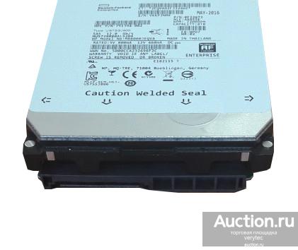 Жесткий диск HP MB8000JEQVA 8TB 12G SAS 7.2K LFF HDD