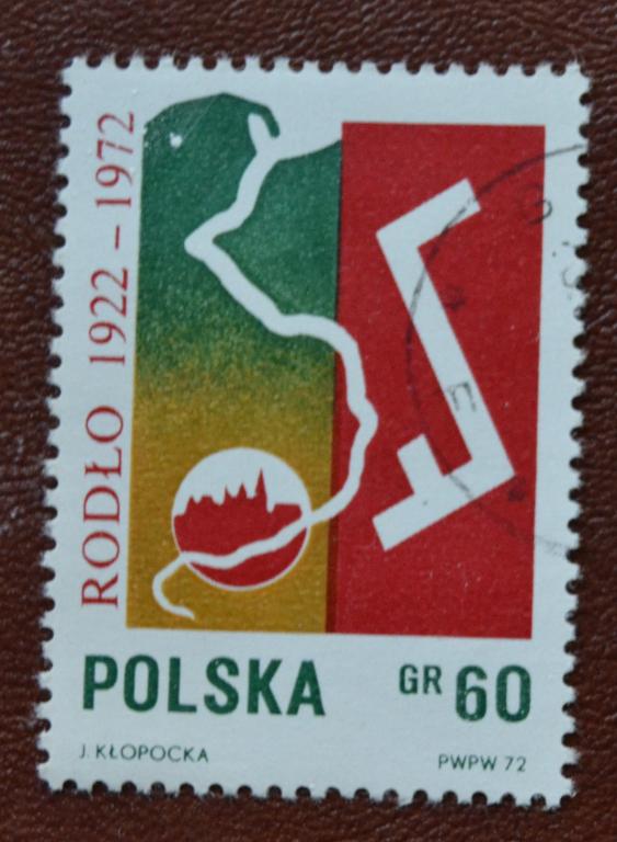 Польша 1972 г. 50-летия Союза поляков в Германии  Гаш