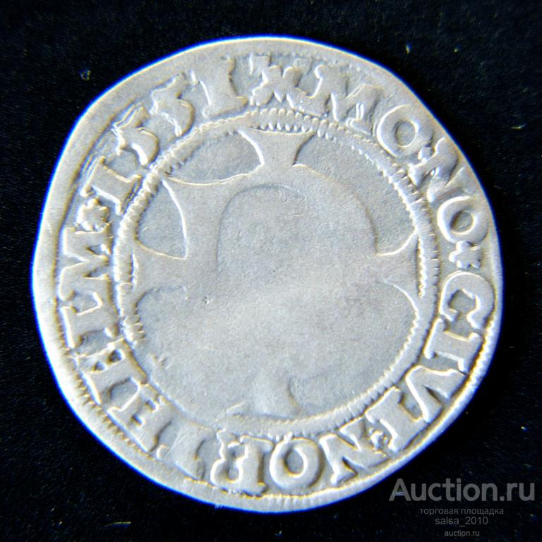 Northeim (Free City)  mariengroschen 1551 РЕДКИЙ