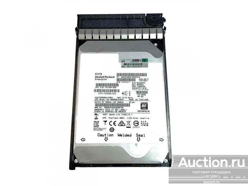 Жесткий диск HP 793773-001 8TB 12G SAS 7.2K LFF HDD