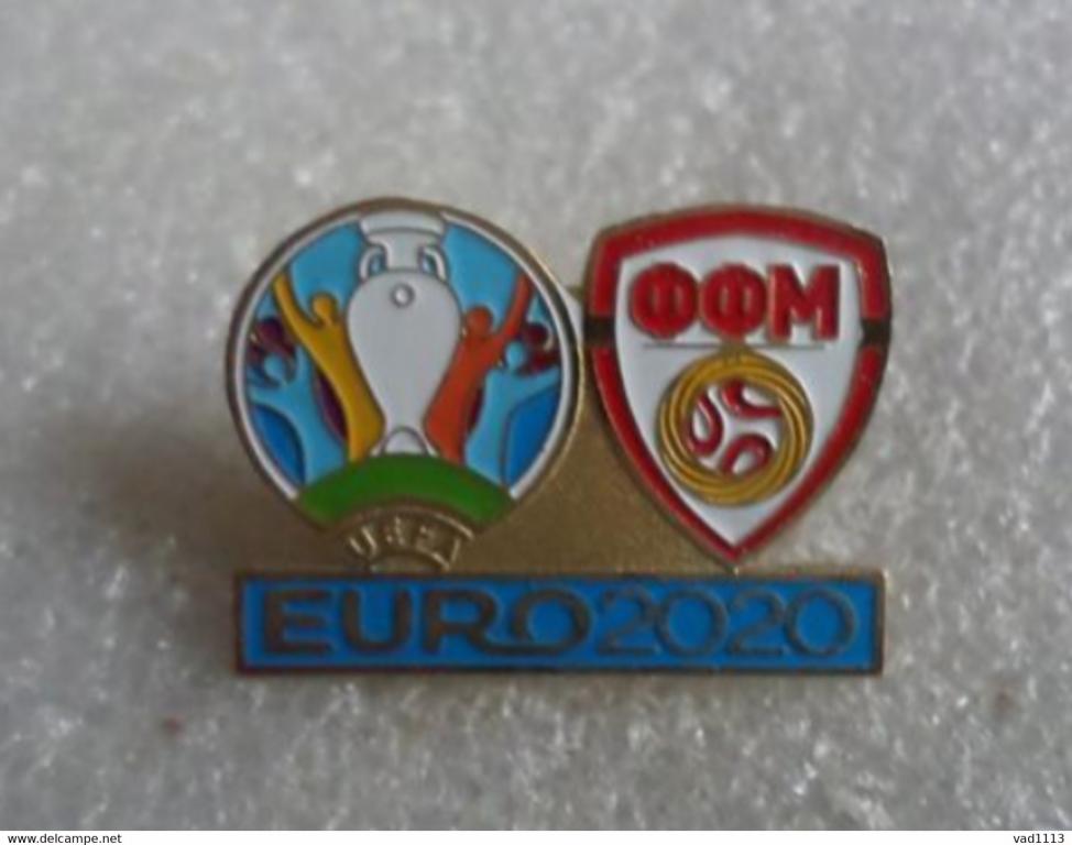 футбол значок с набора ЕВРО 2020 участник Северная Македония