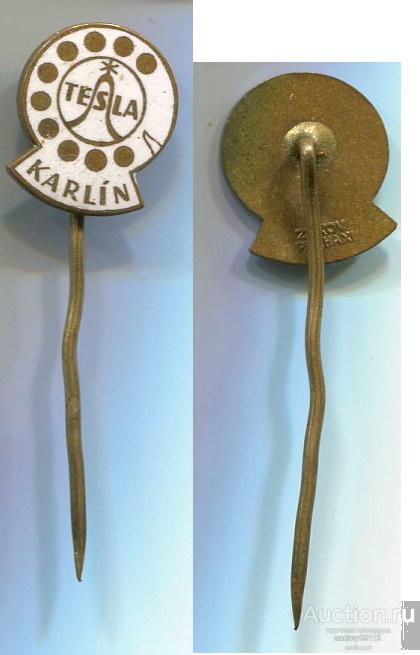 Знак Tesla Karlin Чехословакия (арт 3462-491)