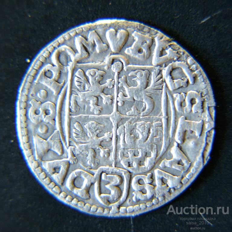 Померания-Штеттин  1/24 талера (3 балтийских шиллинга) 1619   Богуслав XIV (1617-1620)