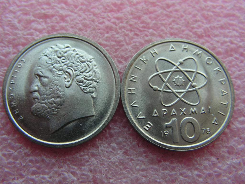 Греция 10 драхм 1978 unc