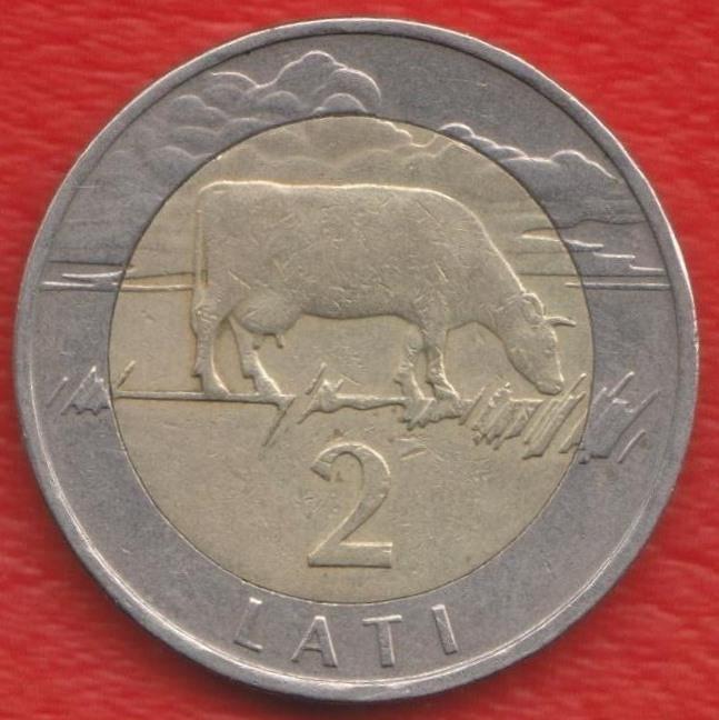 Латвия 2 лата 1999 г.