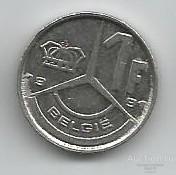 Бельгия 1 франк 1991 Belgie