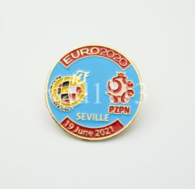 футбол значок с набора ЕВРО 2020   Испания - Польша