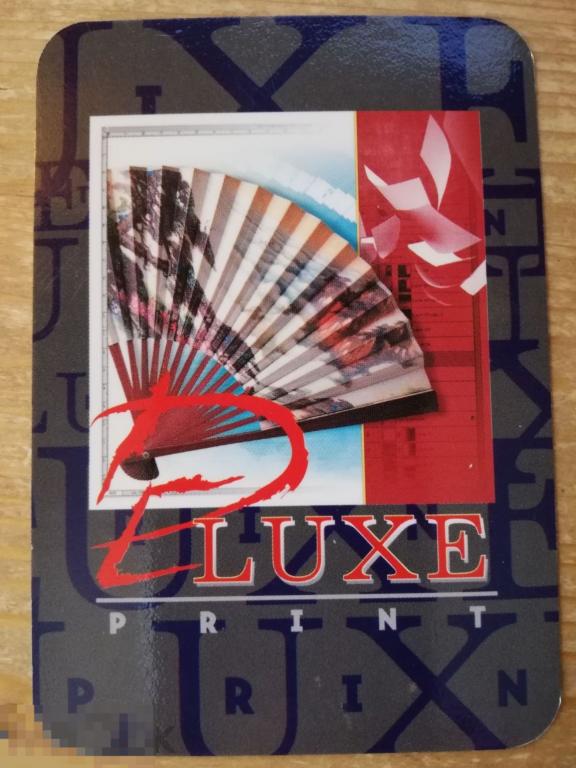 Календарик типография LUX Print дизайн веер 2004 