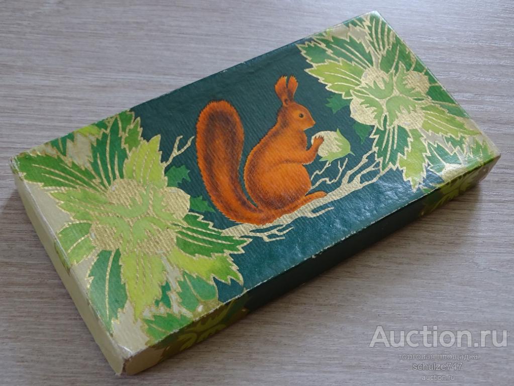 КОРОБКА КОНФЕТЫ БЕЛОЧКА ф-ка им. САМОЙЛОВОЙ ЛЕНИНГРАД 1971 год