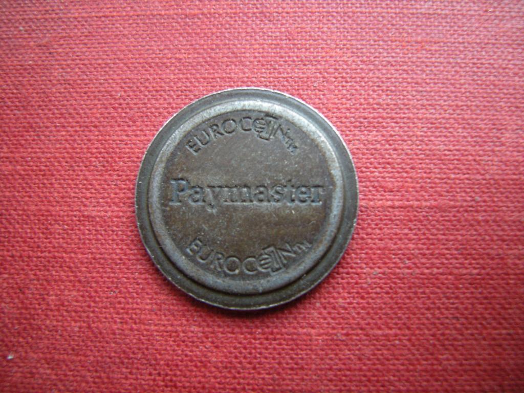 Великобритания жетон выпуклый. EUROCOIN  Paymaster EUROCOIN //Paymaster