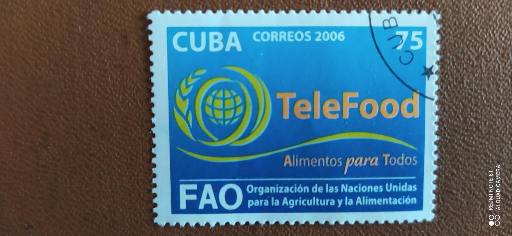 Марка Кубы, 2006, Продовольственная и сельскохозяйственная организация ООН (ФАО)