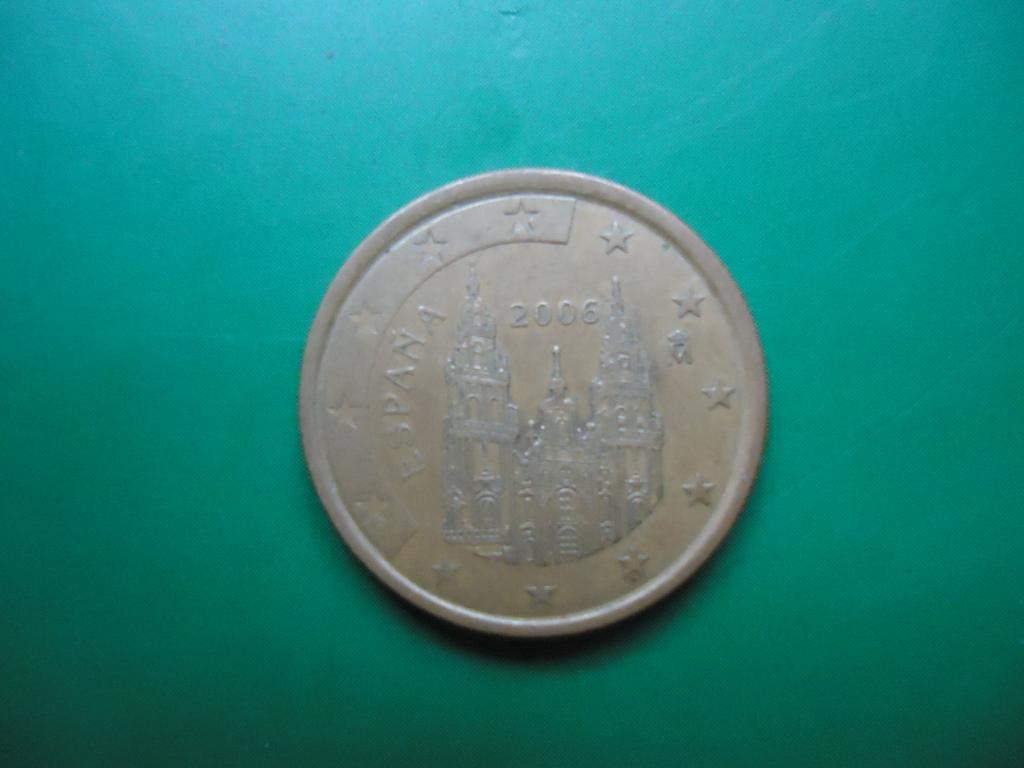 2006 г. Испания  5 евроцентов