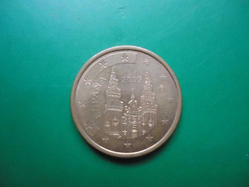 2009 г. Испания  5 евроцентов