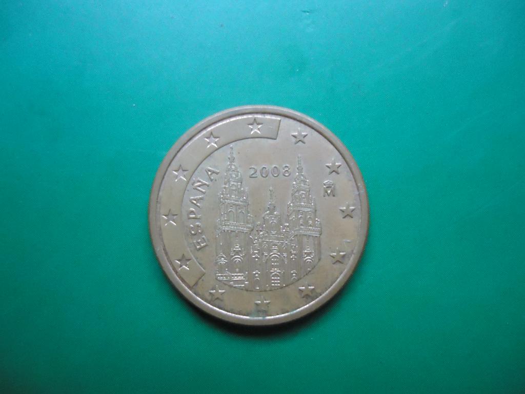 2008 г. Испания  5 евроцентов
