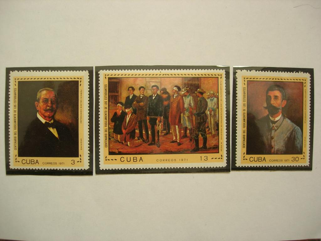 Куба 1971 живопись - персоналии  MNH