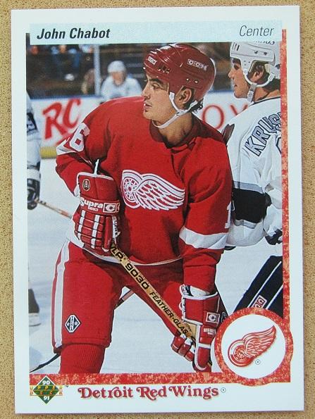 НХЛ Джон Чабот Детройт Ред Уингз № 113