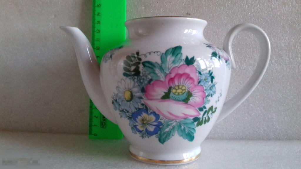 Чайник.Фарфор.ЛФЗ. СССР. Дёшево.Красная марка. Распродажа. Сервиз? Клеймо. Заварник. 