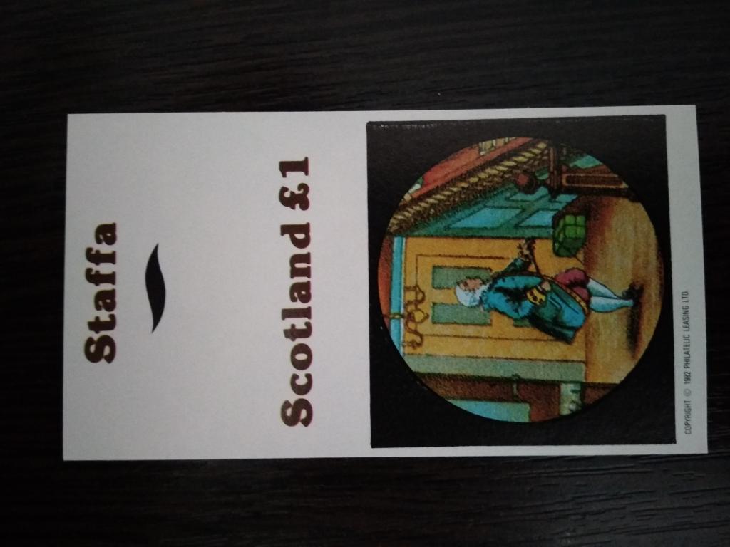 Марки.Живопись.Шотландия.Стаффа.1982.Блок.Чистый.Сост идеальное