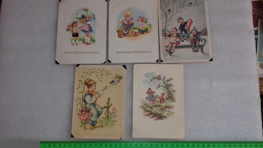 Открытка.Дети. Дёшево.Распродажа. Мультфильм? Сказка? Германия.1942. 1945 гг. Поздравительные. 