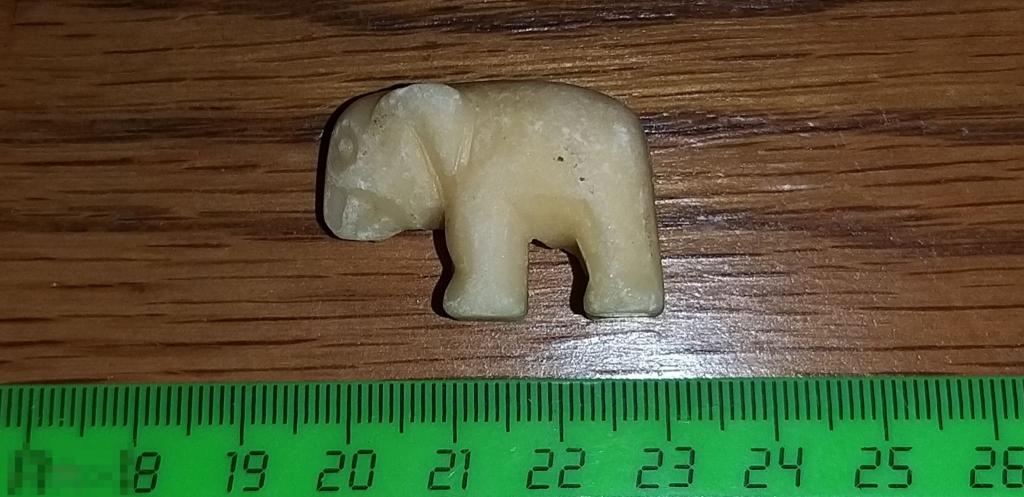 Слоник.Мрамор.Статуэтка. Дёшево.СССР.Подарок. 