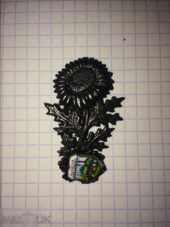 Знак.Значок.Нагрудный. Эдельвейс?Награда?Тяжёлый. Германия.Эмали? Редкость. Колекция. Для избранных!