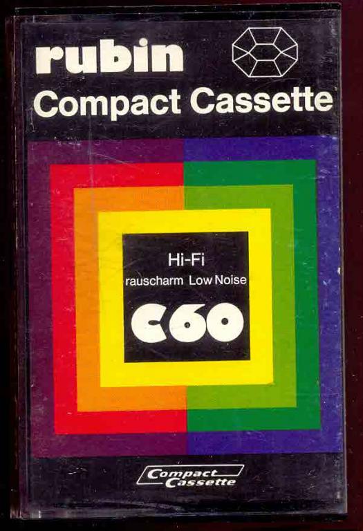 RUBIN C 60 Hi-Fi Compact cassette made in Switzerland Джаз (лот 1)