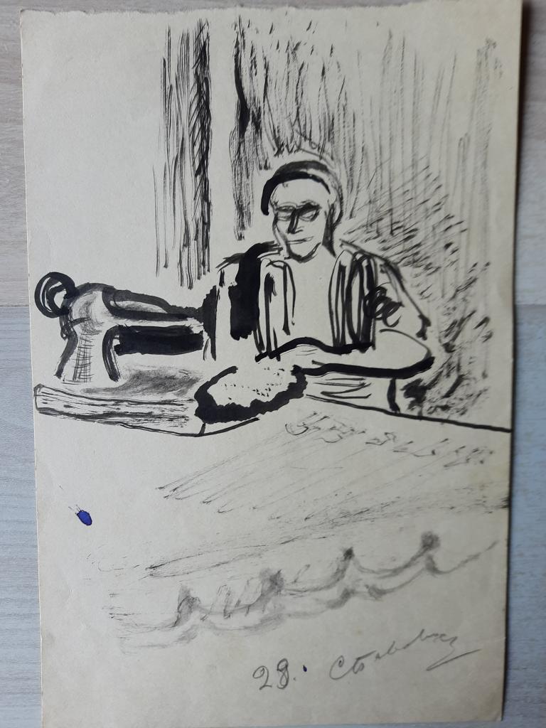 Павловский С.А. (1903-1989) "Швея" (1929)