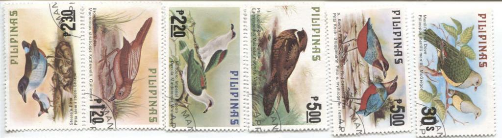 1979 Филиппины Птицы 6м.МИхель - 6е.гаш