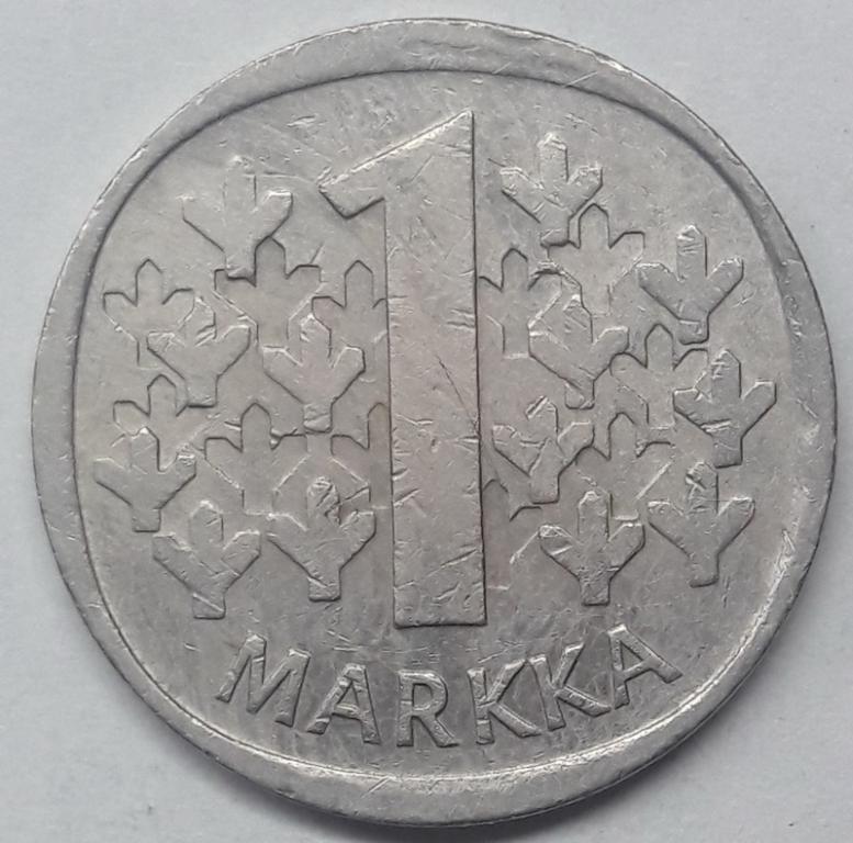 Финляндия 1 марка 1978 K года (2) КМ#49а