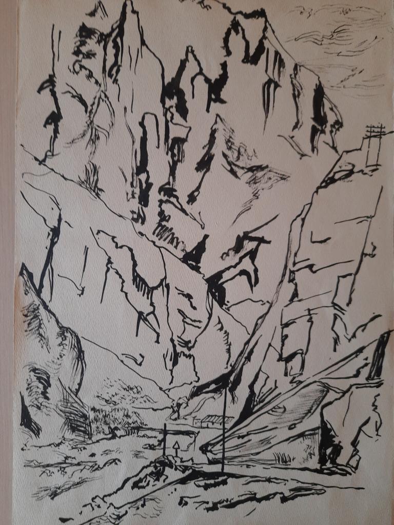 Тарханов М.М. (1888-1962) "Военно-Грузинская дорога" (1931)