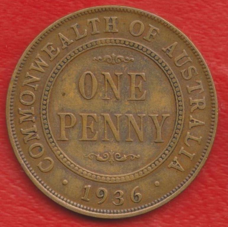 Австралия 1 пенни 1936 г.