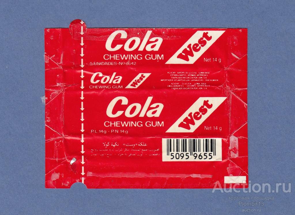 Обертка Греция Ion-West Cola (арабский текст)