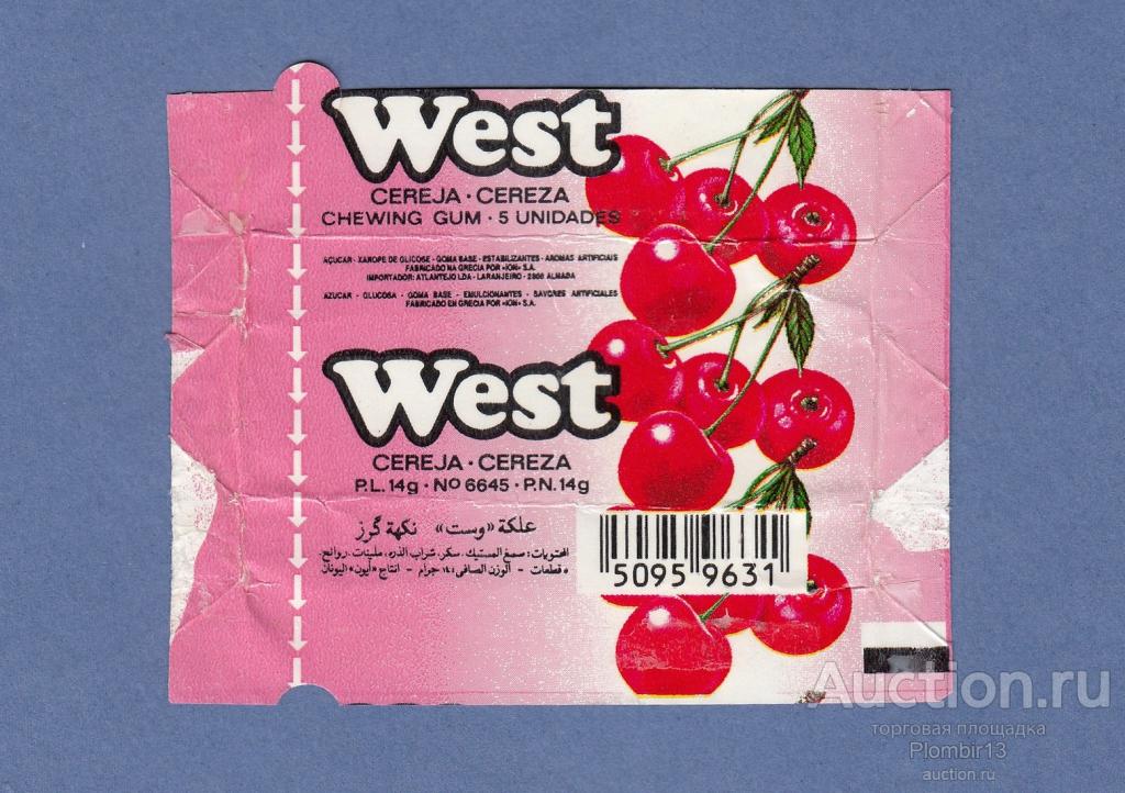 Обертка Греция West Cherry (арабский текст)