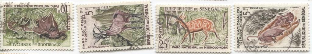 1960 Сенегал Животные нац парк Ниокола-коба 4м.гаш