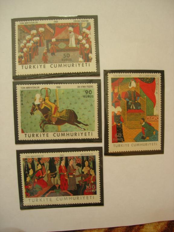 Турция 1968  живопись (миниатюры) MNH