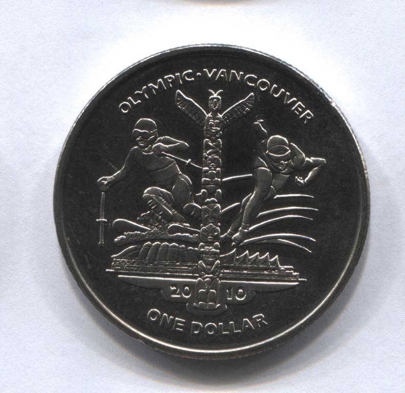 Сьерра-Леоне 1 доллар 2009 XXI зимние Олимпийские Игры Ванкувер 2010 - Спортсмены