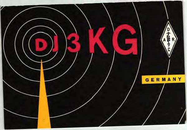 1963 Германская(Лангенхаген)карточка подтверждения установки коротковолновой радиосвязи