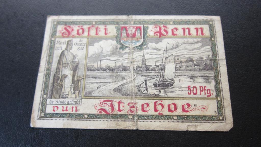 ГЕРМАНИЯ НОТГЕЛЬД  50  ПФЕННИГОВ          Itzehoe