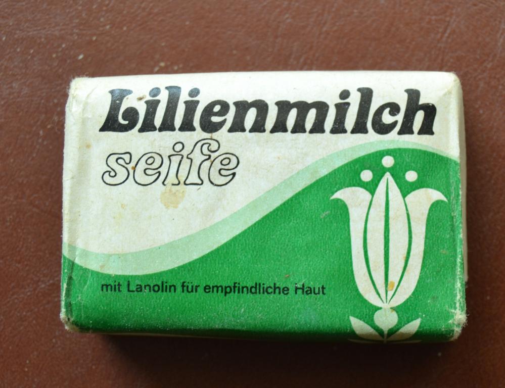Мыло LILIENMILCH seife -сделано в  ГДР -  времен СССР 80 года 20 века