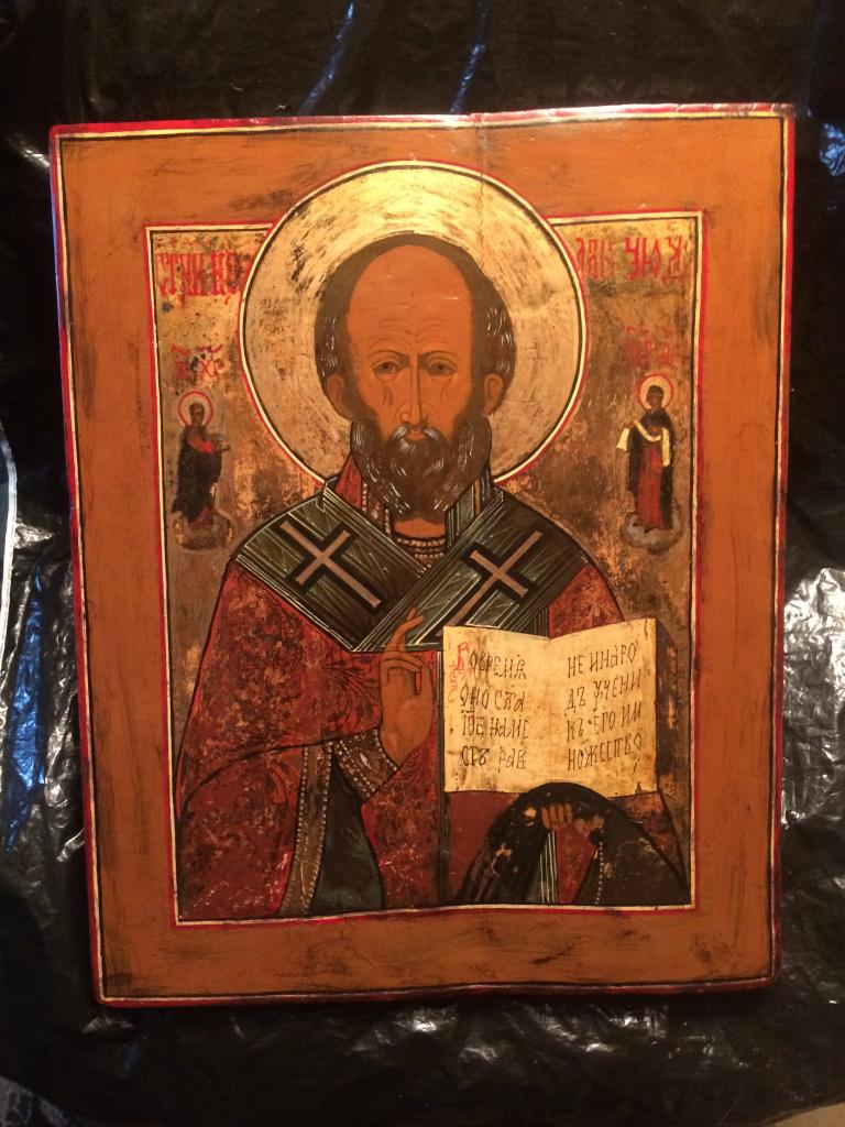 Икона Святой Николай Чудотворец. 49х40см.