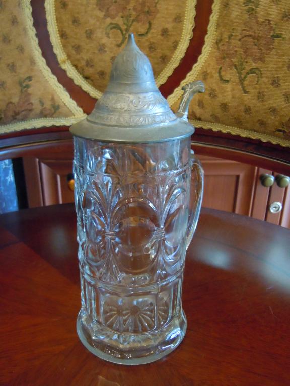 Кружка пивная Германия начало 20 века, выс-23см