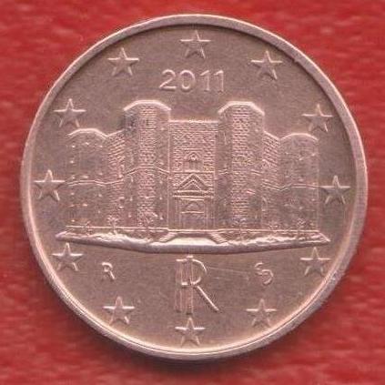 ЕВРО Италия 1 евроцент 2011 г. цент