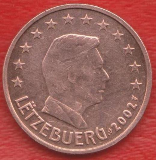 ЕВРО Люксембург 5 евроцентов 2002 г. мондвор Нидерланды цент