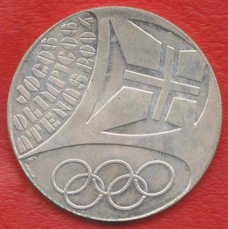 ЕВРО Португалия 10 евро 2004 г. Олимпиада Афины серебро