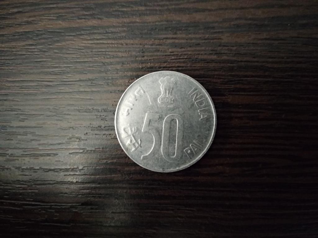 Монеты.Индия.1989.50 пайс