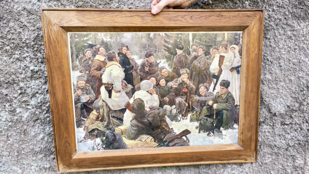 Картина quot;Отдых после бояquot; Ю. М. Непринцев - покупайте на Auction.ru по выгодной 