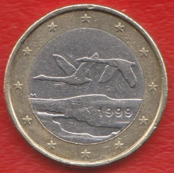 ЕВРО Финляндия 1 евро 1999 г.